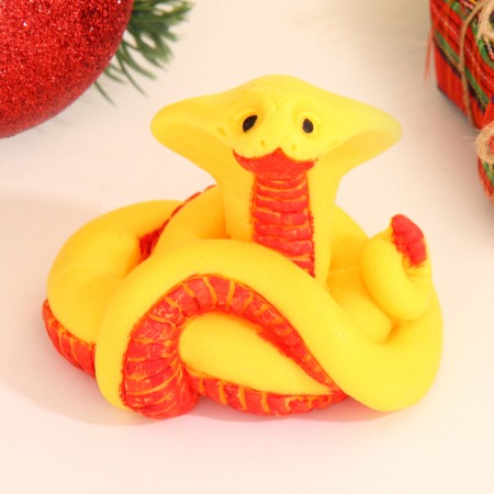 Figure soap "Snake of Kobryusha" yellow, 40g-1