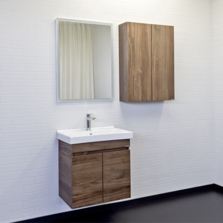 Oslo-60 suspended Comfort wardrobe, dark brown oak-2