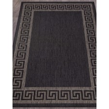 Ковёр прямоугольный Merinos Vegas, размер 140x200 см, цвет black