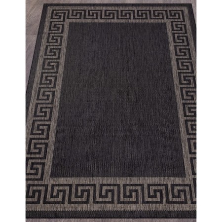Rectangular carpet Merinos Vegas, size 140x200 cm, color Black