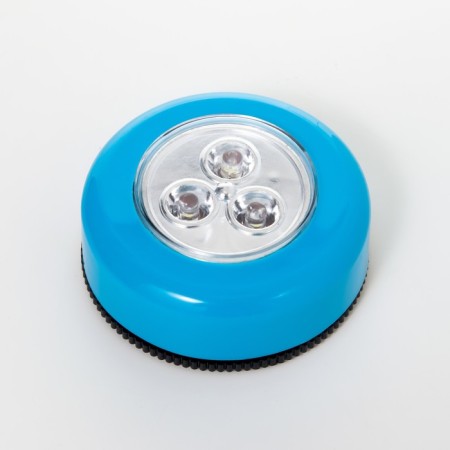Night Pushlite "Circle" 3 diodes, 3aa blue 2.5x6.5x6.5 cm Risalux-2