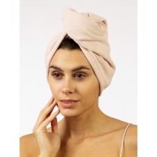 Terry towel for drying hair Sofi de Marko Beatrice, 380 gr, size 26x58cm, pink color