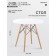 DT-957 table, diameter 80 cm, white