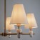 Freya FR5371CL-05BS PIETRA, 495x325x245 mm ceiling lamp, E14, 5x40W, brass color