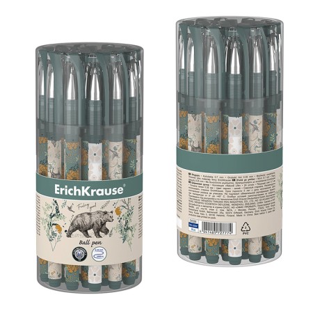 Ballic handle Erichkrause Natural Life Stick, node 0.7mm, blue ink-4