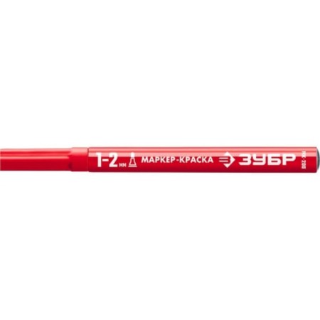 Marker-painting bison professional 06326-3, round, red, 1 mm