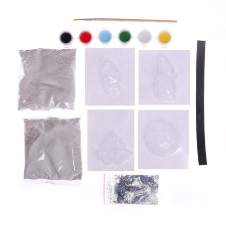 New Year's magnets from gypsum "New Year! Christmas mood"-4