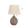 LUEZE table "Louise" 1x40W E27 coffee with cream 25x25x38, 5cm