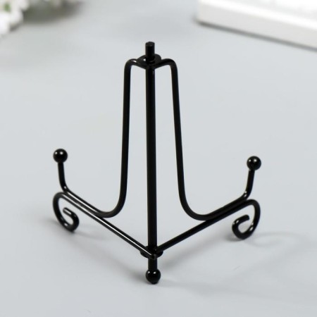 Metal plates of 10x7 cm, black "patterned" for plates d = 10-13 cm-1