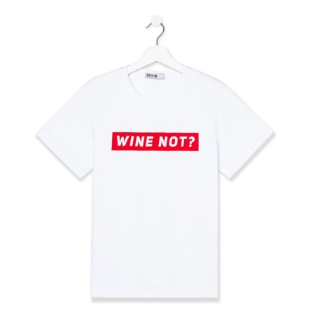 Women's T-shirt KAFTAN "Wine Not", White, rr 40-42-5
