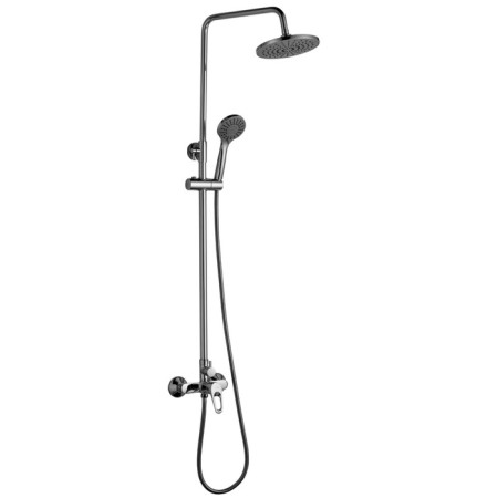 Shower mixer Rossinka B35-45, one-handed, with top watering can, chromium color
