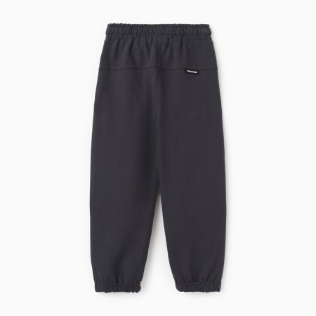 Pants for a boy, dark gray color, height 104 cm-3