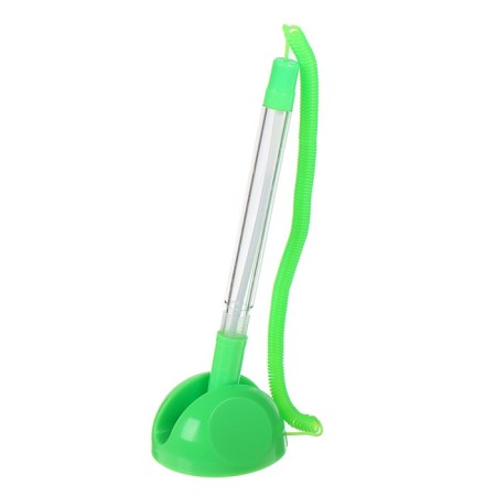 Ballic handle 0.5 mm on the stand "Stop" with Velcro and cord blue rod, green body (barcode