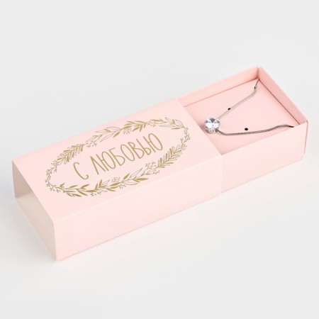 Box for jewelry "With Love", 10 x 5 x 3 cm-5