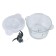Galaxy Line Gl 2355 grinder, glass, 400 watts, 1.5 l, silver-black