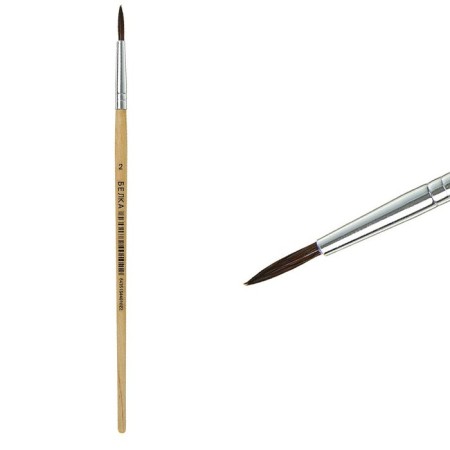 Squirrel Brush Round No. 2, handle tree-1