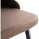 SHEET on the metal frame Narayan Velutto 23 metal/velor, black/brown 47x54x98 cm