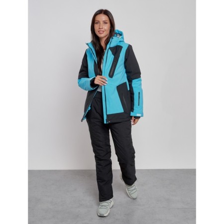 Ski jacket women's, size 50, blue color-7