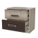 Rumba bedside table, 500 × 330 × 465 mm, the color of the sonoma / wenge oak