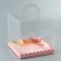 Confectionery box, chest, packaging, pink gamma, 20 x 20 x 20 cm