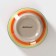 Baside Ceramic Dolyana "India", 300 ml, d = 11 cm, color orange color
