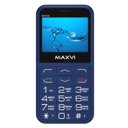 Cell phone Maxvi B231DS Blue-5