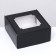 Self -charged box, with a window, "Malevich" 19 x 18 x 8 cm