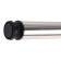 Furniture support, bar, tundra, 60x820 mm, color Satin nickel