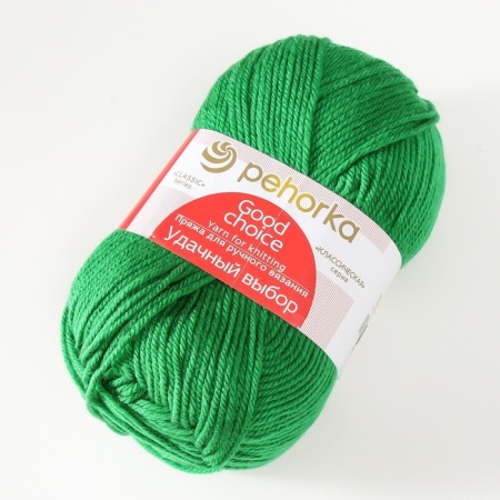 Yarn "Successful choice" 100% Acryl. Executive, 200m/100g (192-green)-1