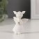 Souvenir Polystone "Girl Angel with two tails" White mix 3.5x3x5.5 cm