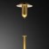 Suspension lamp Mantra Sonata, E27, 1x20W, 890 mm, bronze color