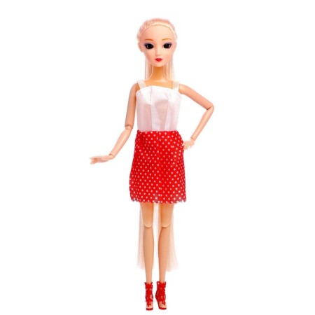 Fashionable hinge doll "Karina", in a dress, mix-5