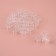 Set of rumps, d = 20 mm, 24 pcs, the color is transparent