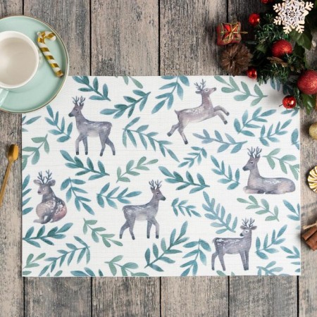 New Year's napkin on the table "Happy New Year!" 40x29 cm