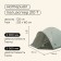 Tart tourist, camping maclay katun 2, 2-seater, with vestibule