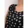 Top female, size 48, black color