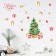 Sticking with a luminous layer "New Year's fairy tale", Christmas tree, 10.5 x 14.8 cm, New Year