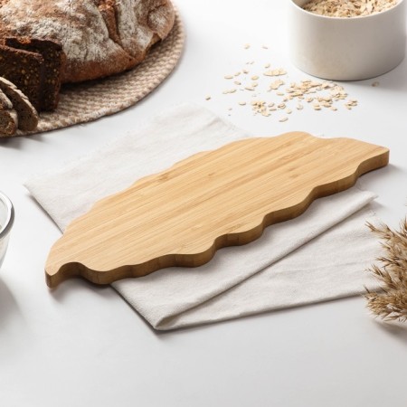 District for serving the share "leaflet", 35 × 13 × 1.3 cm, bamboo-2