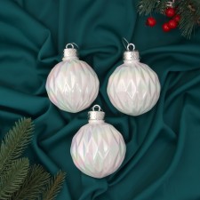 Set of balls plastic D-8 cm, 3 pcs 