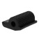 Rubber overlage on the gearbox lever of the motorcycle, D 8 mm, black