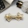 Hair hairpin "Tiana" bow, 9.5 cm, silver