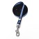 Kapronic leash, 1.6 m x 1 cm, black-blue