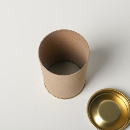 TUBUS 63x100 mm (80 mm inside height), dense cardboard, metal cover-2