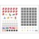 Three cats. Labyrinths with stickers. Sport games