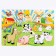 Stencil for kids "Fun Farm" with coloring