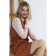 Eco -leather sundress, size 42