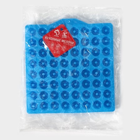 Form for marmalade DOLAIN "DONESSIDS", silicone, 21.5 × 20 cm, 64 cells (D = 2 cm), color mix-8