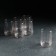 Set of glass glasses Nova, 6 pcs, 135 ml, pink