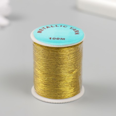 Lurex thread for creativity 100 m, col. golden