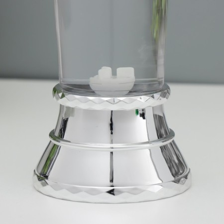 Lava-lamp "Deer" LED from batteries 3haa USB silver 7x6x30cm-8